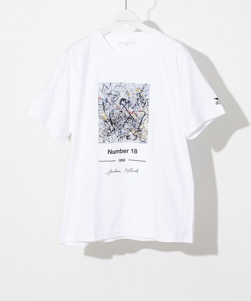 Web別注 Pollock ポロック Number18 アート Tシャツ Tシャツ Abahouse アバハウス ファッション通販 タカシマヤファッションスクエア