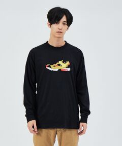 【O.K】 162-002LS スニーカーデザイン 長袖Tシャツ