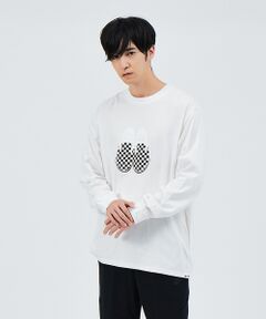 【O.K】 183-002DS スニーカーデザイン 長袖Tシャツ