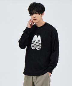 【O.K】 183-002DS スニーカーデザイン 長袖Tシャツ