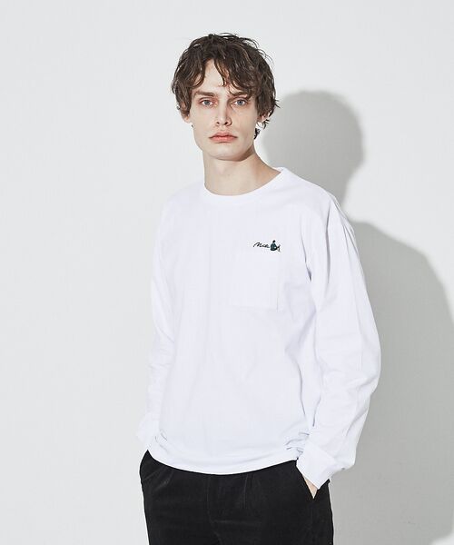 Myself Abahouse レトロイラストプリント ロングスリーブtシャツ Tシャツ Abahouse アバハウス ファッション通販 タカシマヤファッションスクエア