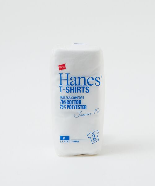 ABAHOUSE / アバハウス Tシャツ | 【HANES / ヘインズ】 Vネック JAPAN Fit Tシャツ | 詳細1