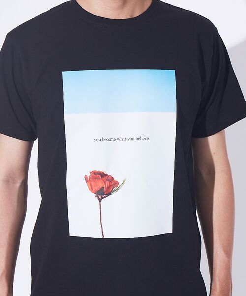 ABAHOUSE / アバハウス Tシャツ | 【Flower photo/フラワーフォト】半袖 Tシャツ | 詳細13