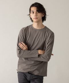 【ノンストレス】COTTON LYCRA 圧着 クルーネック Tシャツ