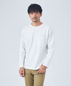 シルケット ポンチ ロングスリーブ Tシャツ