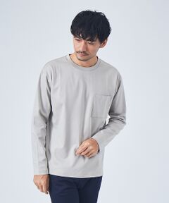 シルケット ポンチ ロングスリーブ Tシャツ