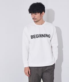 ABAHOUSE / アバハウス スウェット | シルキー ダンボール ロゴ プルオーバー