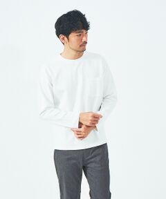 シルケット ポンチ 長袖 Tシャツ