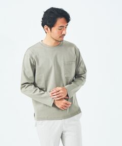 シルケット ポンチ 長袖 Tシャツ