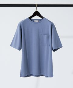 【接触冷感】シルケット スムース ポケット 半袖Tシャツ