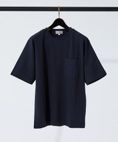 【接触冷感】シルケット スムース ポケット 半袖Tシャツ