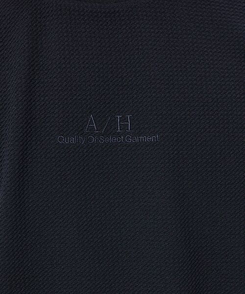 ABAHOUSE / アバハウス Tシャツ | 【アンサンブル対応】フクレ ジャガード　刺繍　半袖　Tシャツ | 詳細18