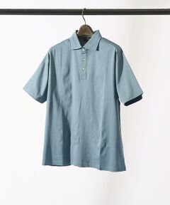 ABAHOUSE / アバハウス ポロシャツ | コンパクト シルケット スムース ポロシャツ