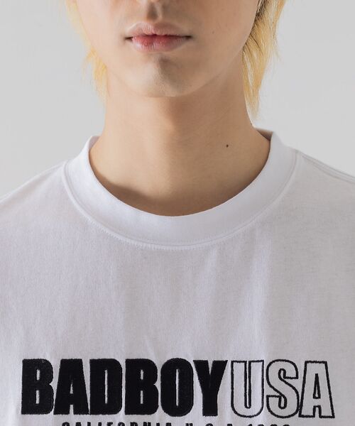 ABAHOUSE / アバハウス Tシャツ | 【BADBOY / バッドボーイ】USA ロゴ パロディ Tシャツ | 詳細5