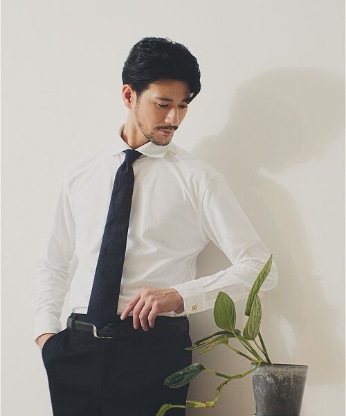 ABAHOUSE / アバハウス シャツ・ブラウス | 【FLEX SHIRTS】36ゲージ コットン モクロディ シャツ | 詳細15