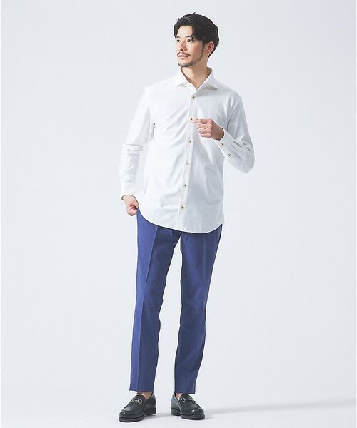 ABAHOUSE / アバハウス シャツ・ブラウス | 【FLEX SHIRTS】36ゲージ コットン モクロディ シャツ | 詳細16