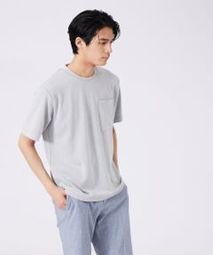 ツインフェイス カットオフ ポケTシャツ