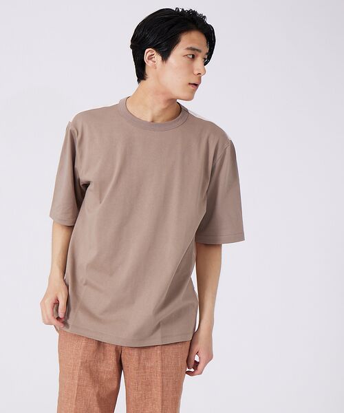 ABAHOUSE / アバハウス Tシャツ | 切替ストライプ コンビネーション Tシャツ | 詳細13