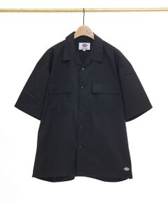 【Dickies/ディッキーズ】半袖 オープンカラー ワークシャツ