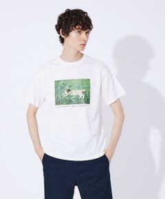 【レトロ】フォトプリント 半袖 Tシャツ