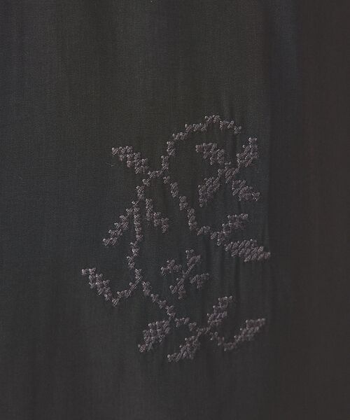ABAHOUSE / アバハウス シャツ・ブラウス | 【刺繍】リーフ柄 オープンカラー 半袖シャツ | 詳細20