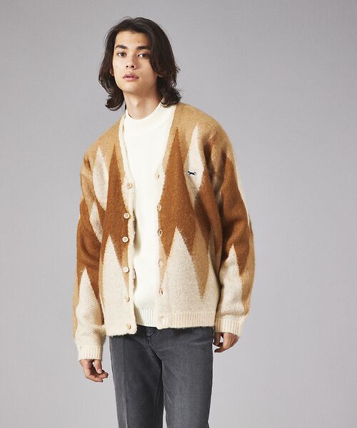 PENNYS THE FOX 別注SHAGGY JACQUARD CARDIGA （カーディガン・ボレロ