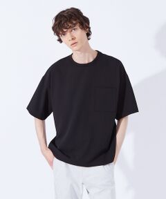 【Comfortable】変形 切替 半袖 Tシャツ