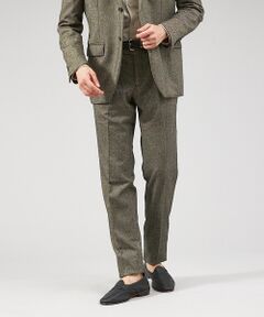 【セットアップ対応/FLEX PANTS】オーロラ ツイード ストレッチ イージ