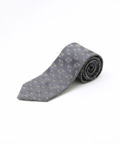 【IMPORT FABRIC TIE】シルク ジオメトリック小紋 ネクタイ