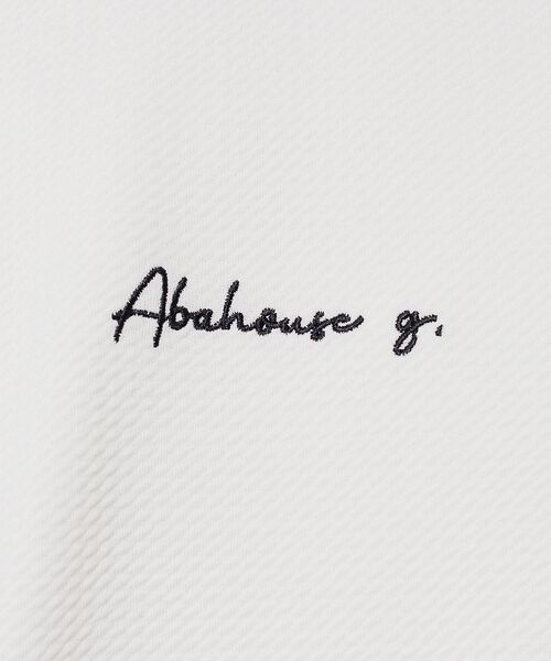ABAHOUSE / アバハウス Tシャツ | フクレ ジャガード 刺繍 ロング Tシャツ | 詳細1