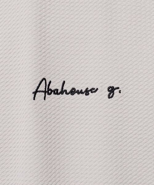 ABAHOUSE / アバハウス Tシャツ | フクレ ジャガード 刺繍 ロング Tシャツ | 詳細5