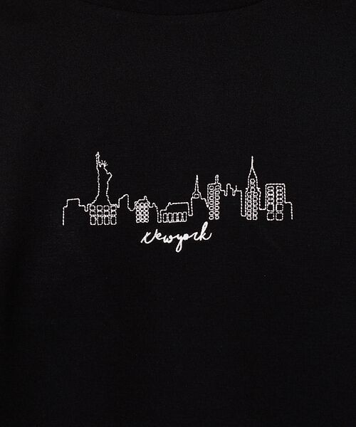 ABAHOUSE / アバハウス Tシャツ | 【CITY】刺繍 ポンチ 半袖 Tシャツ | 詳細5