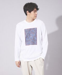 【LEIN】フロント プリント ロングスリーブ Tシャツ