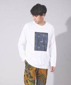 【LEIN】フロント プリント ロングスリーブ Tシャツ