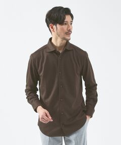 【FLEX SHIRTS】ダイヤ柄 フクレジャカード シャツ