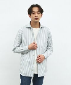 【FLEX SHIRTS】マルチストレッチ ストライプ ジャージーシャツ