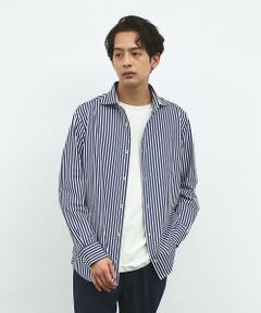 【FLEX SHIRTS】マルチストレッチ ストライプ ジャージーシャツ