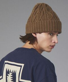 ABAHOUSE / アバハウス ハット | 【RUBEN/ルーベン】CABLE BORE WATCHCAP/ケーブル裏ボアフ