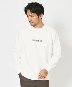 【LUMIERE】シルキー ロゴ プルオーバー