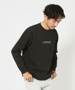 【LUMIERE】シルキー ロゴ プルオーバー