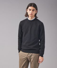 【WOOL＆CO】クルーネック ウール ニット Wo4080