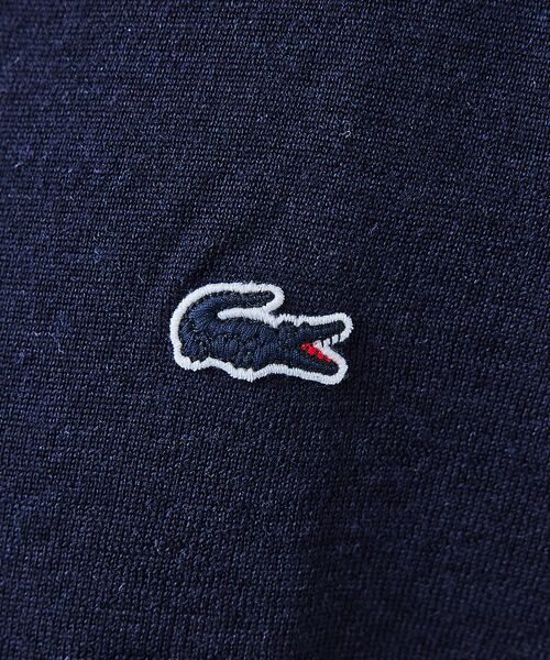 ABAHOUSE / アバハウス カーディガン・ボレロ | 【LACOSTE】ウール Vネック ニット カーディガン | 詳細12