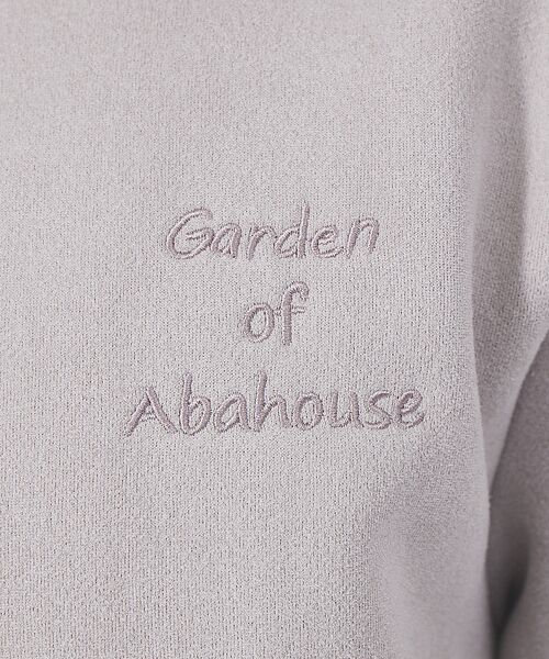 ABAHOUSE / アバハウス パーカー | ネオスエード ボア 刺繍 プルオーバー パーカー | 詳細9