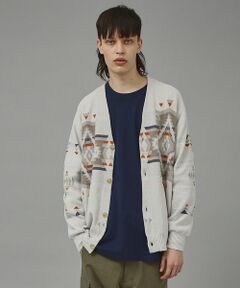 WEB限定【PENDLETON /ペンドルトン】V ネック　ハーディング柄カーデ