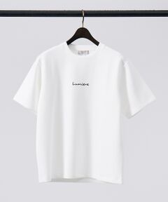 【Lumiere】シルキー ダンボール ロゴ 半袖Tシャツ
