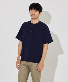 【Lumiere】シルキー ダンボール ロゴ 半袖Tシャツ