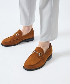 ABAHOUSE / アバハウス シューズ | 【定番】ネオスウェード  ビットローファー