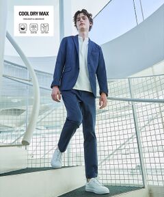 ABAHOUSE / アバハウス テーラードジャケット | 【上下2点セット/セットアップ対応】COOL DRY MAX セットアップ /