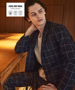 ABAHOUSE / アバハウス テーラードジャケット | 【上下2点セット/セットアップ対応】COOL DRY MAX セットアップ /