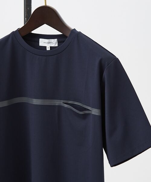 ABAHOUSE / アバハウス Tシャツ | 【フロントシーム】 デザイン ポケット Tシャツ | 詳細21